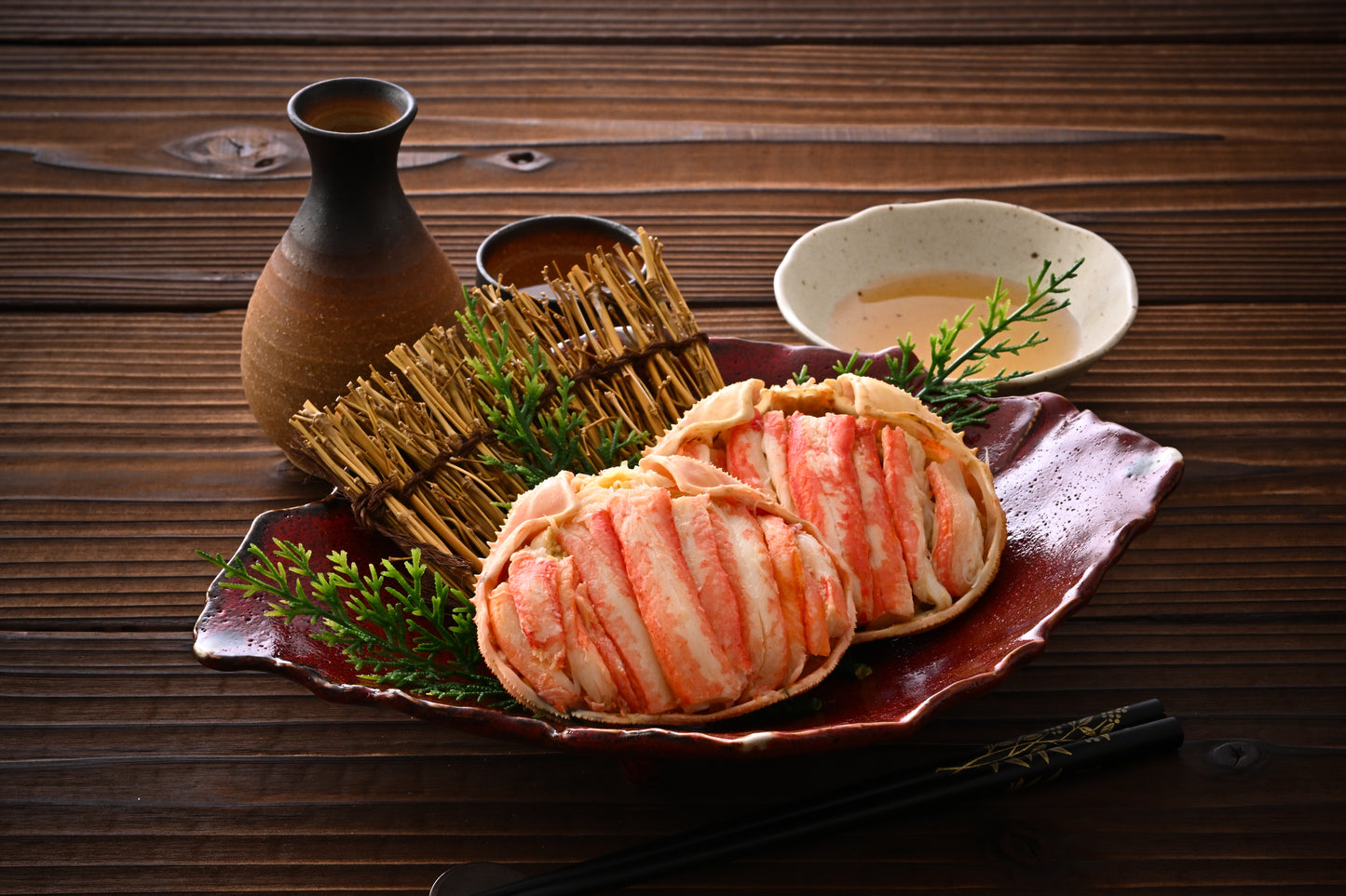 日本海産ズワイガニ（オス） 甲羅盛　2個セット